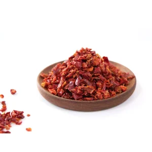 Organic AD Dehydrated Sliced Red Bell Pepper Bulk Food Grade 20kg 24 Months