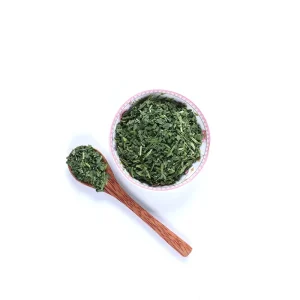 Organic Dried Spinach Leaves Hot Air Dried Vegetables Baked Process Bulk Packed