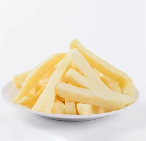 Organic Halal Certified French Potato Fries Frozen Processed Hard Texture