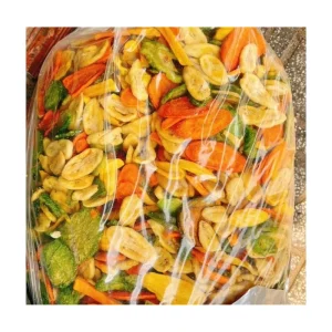 Organic Mixed Dried Fruits and Carrots Crispy Dehydrated from Vietnam