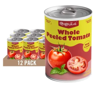 Organic Peeled Canned Tomatoes with No Artificial Additives for Restaurant and Food Processing