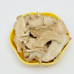 Pale Yellow Dehydrated Ginger Slice Root Stable Texture for Soup Base and Condiment Factory