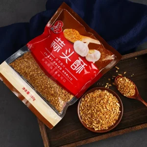 Palm Oil Fried Garlic Flakes Dehydrated Crispy for Snacks and Cooking