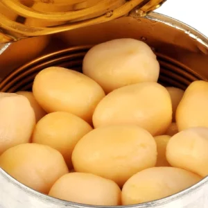 Peeled and Chopped Canned Potatoes Preserved in Brine and Water 3-Year Shelf Life