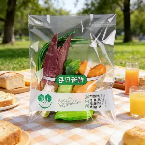 Perforated Bopp Produce Bags for Fresh Mixed Vegetables Packaging