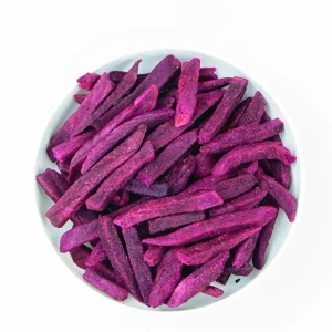 Popular Snack Dried Vegetable Vacuum Fried Purple Sweet Potato