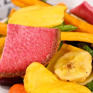 Premium 20+ Variety Vacuum Fried Vegetable Snack Pack Individually Wrapped Crunchy Mixed VegetablesBroccoli Taro Sweet Potato