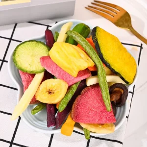 Premium 20+ Variety Vacuum Fried Vegetable Snack Pack Individually Wrapped Crunchy Mixed VegetablesOkra Shiitake Potato
