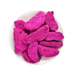 Premium Freeze Dried Dragon Fruit Slices Bulk Natural Red White Pitaya Crunchy Snack for Cereal Yogurt Baking