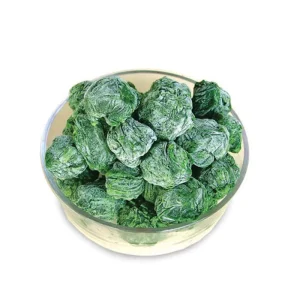 Premium IQF Frozen Spinach Chopped & Leaves BRC HALAL Certified Healthy Green Vegetables for Food Processing