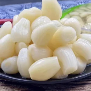 Preserved Pickled Onions in Vinegar Vegetables for Gourmet Flavors