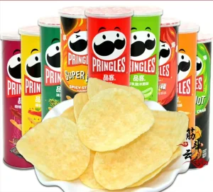 Priingles 110g Salty Inflated Potato Chips Canned Food Crisp Chip Snack Snacks