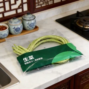 Printed BOPP Vegetable Packaging Bags for Supermarket Fresh Produce