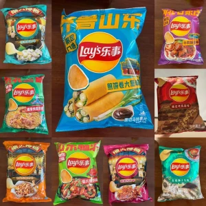 Professional Exotic Fried Spicy Low Fat Layss Potato Chips Box 70g