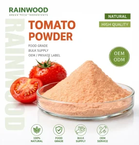 Rainwood Spray Dried Tomato Powder Food Grade Raw Material Bulk Supply