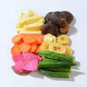 Ready to Eat Mixed Fruit and Vegetable Crisps Dried Okra and Other Vegetables Salty Taste Fried Snacks Mixed Pack