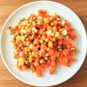 Ready-to-Eat Mixed Vegetable Canned Food Green Peas Sweet Corn Carrots