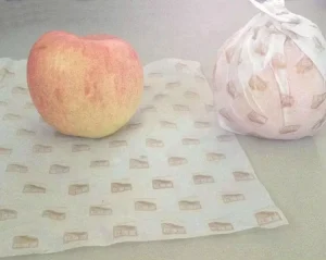 Recoverable Recyclable Food Grade Glassine Paper Packaging for Fruits Vegetables for Pears Peaches Virgin Wood Pulp Digital