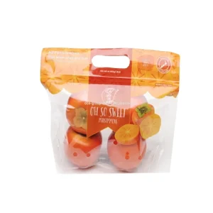 Resealable Stand up Pouch Bag for Fresh Vegetable Packaging