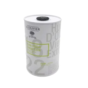 Round 700ml Metal Tin Can for Olive Oil