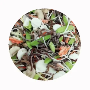 SHARP DRAGON IQF Frozen Asian Vegetable Mix Carrot & Peas Peeled Sliced Grade A 10kg China