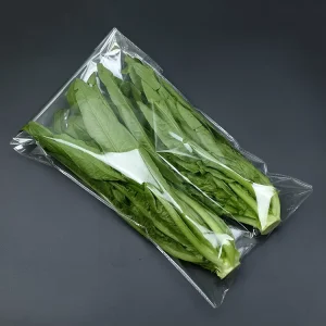 Self Adhesive OPP Clear Bags for Vegetables Transparent Anti Fog Produce Bags with Custom Print