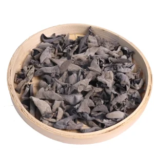 Small Dried Black Tree Fungus Wood Ear Mushrooms