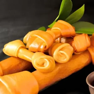 Smoked Porkhide Knotted Bone Dog Chew for Teeth Cleaning, Multi-Size PH-003