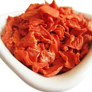 Source Factory Meal Replacement Large Grain Dehydrated Vegetables Carrot Granules Commercial Bulk Dried Vegetable