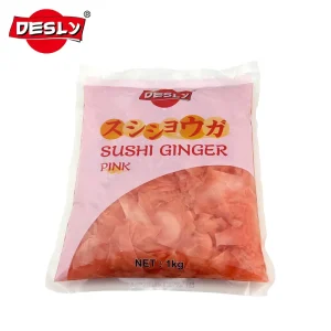 Sushi Ginger China Food Manufacturer Sushi Pickled Ginger Pink BRINE Preserved Pickled Ginger
