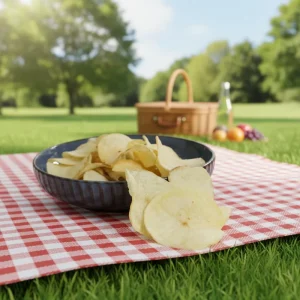 Sweet Flavor Crispy Vegetable Snacks Freshly Cut Potato Chips