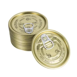 Tinplate TFS Easy Open Ends 401#(99mm) for Canned Food (Vegetable Fruits Meat Pet Food Sea Food)