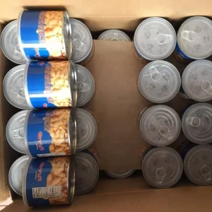 Tins and Small Plastic Bag Packaging for Fried Peanuts