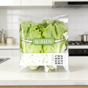 Transparent Bopp Vegetable Bags with Hang Hole for Fresh Produce