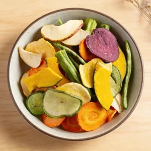 Vacuum Fried Fruit & Veggie Mix Low Oil No Sugar Crispy Healthy Snack for Kids & Adults Bulk Packaging From China