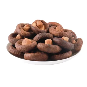Vacuum-Fried Salty Shiitake Mushroom Chips Snack Bag