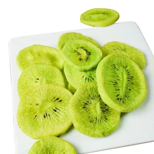 Vacuum Fried Sweet Dried Kiwifruit Chips Nutritious Healthy Snack Bulk Pack