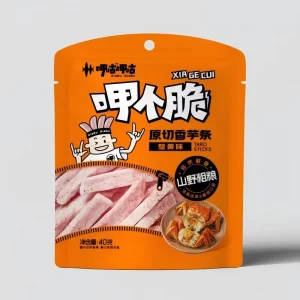 Vacuum Fried Taro Sticks Crab Roe Flavor Very Delicious Taro Snacks with FSSC22000