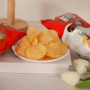 Vegetable Baby Potato Chips Chinese Snacks Tomato Flavor Fried 30 g