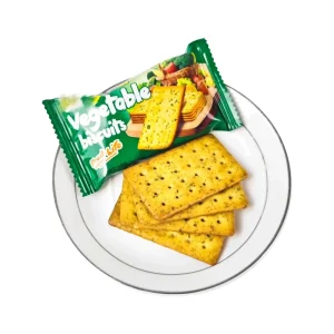 Vegetable Biscuits High Fiber Low Sugar All Natural Ingredients OEM Available