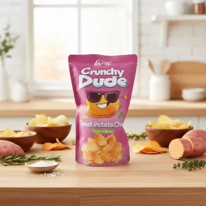 Vegetable Snacks Dried Food Snacks Original Flavor Sweet Potato Chips for Party