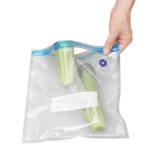 We low quantity food grade plastic vacuum packaging bags suitable for vegetables dried fruits and freezers
