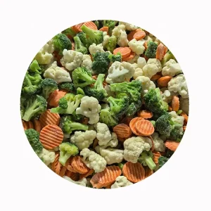 XMSD IQF Frozen Chopped Mixed Vegetables Best Natural Winter Blend Asian Carrot Peas Corn Potato Cauliflower Broccoli Packet