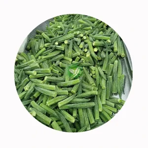 XMSD IQF Frozen Okra Sprout Organic Peeled For Restaurant And Foodservice Use HACCP BRC Certified Bulk Export Pack