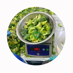 XMSD IQF Organic Frozen Broccoli Export Supplier For Bulk Foodservice Orders HACCP BRC Certified 10kg Packing Grade A