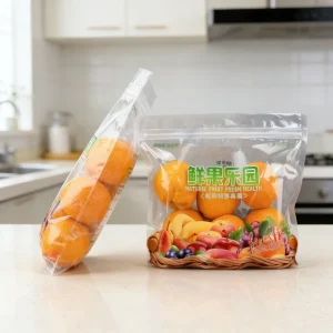 YSH Stand Reusable BOPP Moisture Proof for Strawberry Grape Cherry Tomatoes Vegetable Fruit Milk Food Handle Pouch