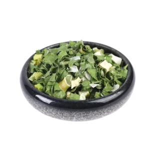 Yuanfu AD Air Dried Whole Green Onion Flakes 8x8mm Low Moisture 8% 12 Month Shelf Life