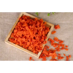 Yuanfu Bulk Dehydrated Whole Carrot Dried Vegetables AD Air Dried Flake Shape Low Moisture Instant Snacks 12 Month Shelf Life